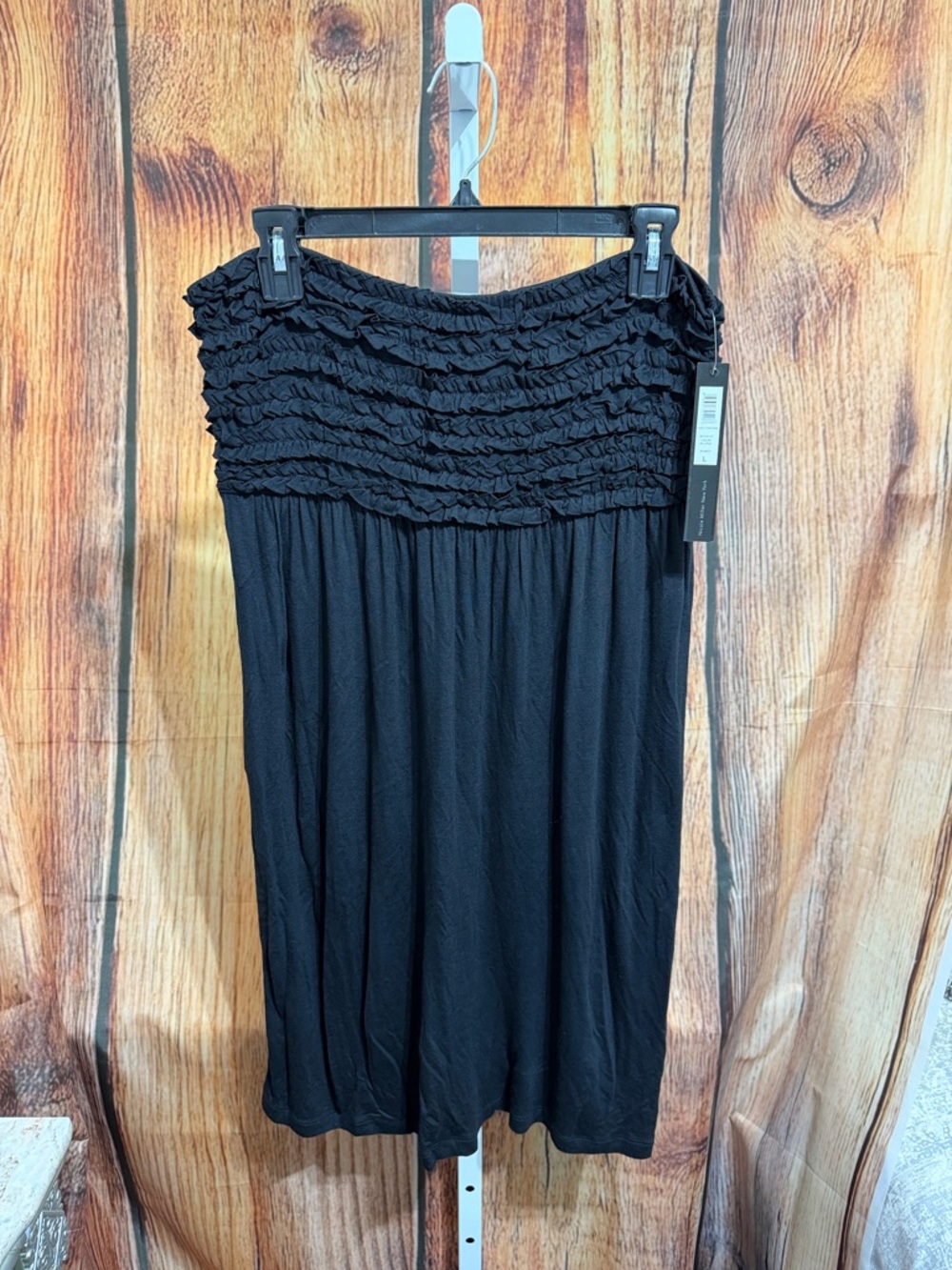 NWT! Nicole Miller Sleeveless Black Dress Size L